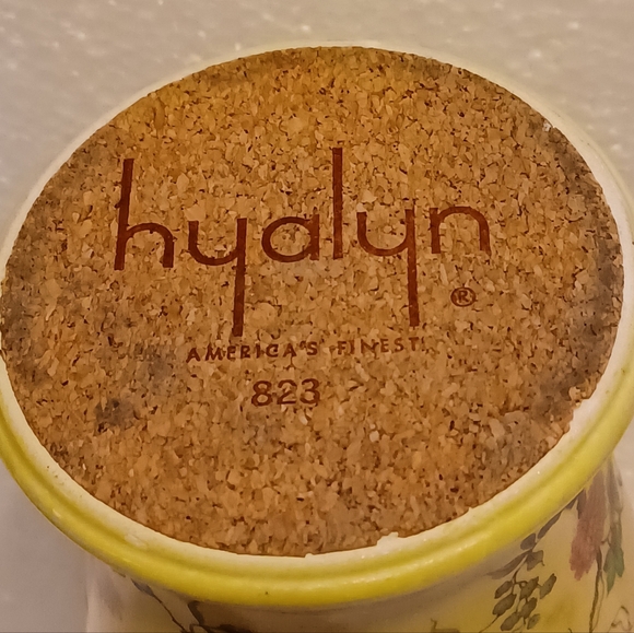 HYALYN Pottery Vase #823 Made in Hickory, NC Floral Chinoserie Style - Picture 7 of 14